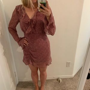 Lulus ruffle dress